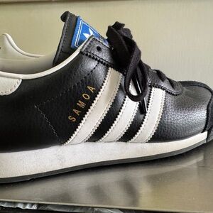 Adidas Samoa Black and White Sneakers